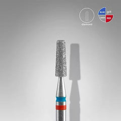 Staleks Diamond “Cone” Nail Drill Bit Red-Blue Expert 2.5mm/8mm