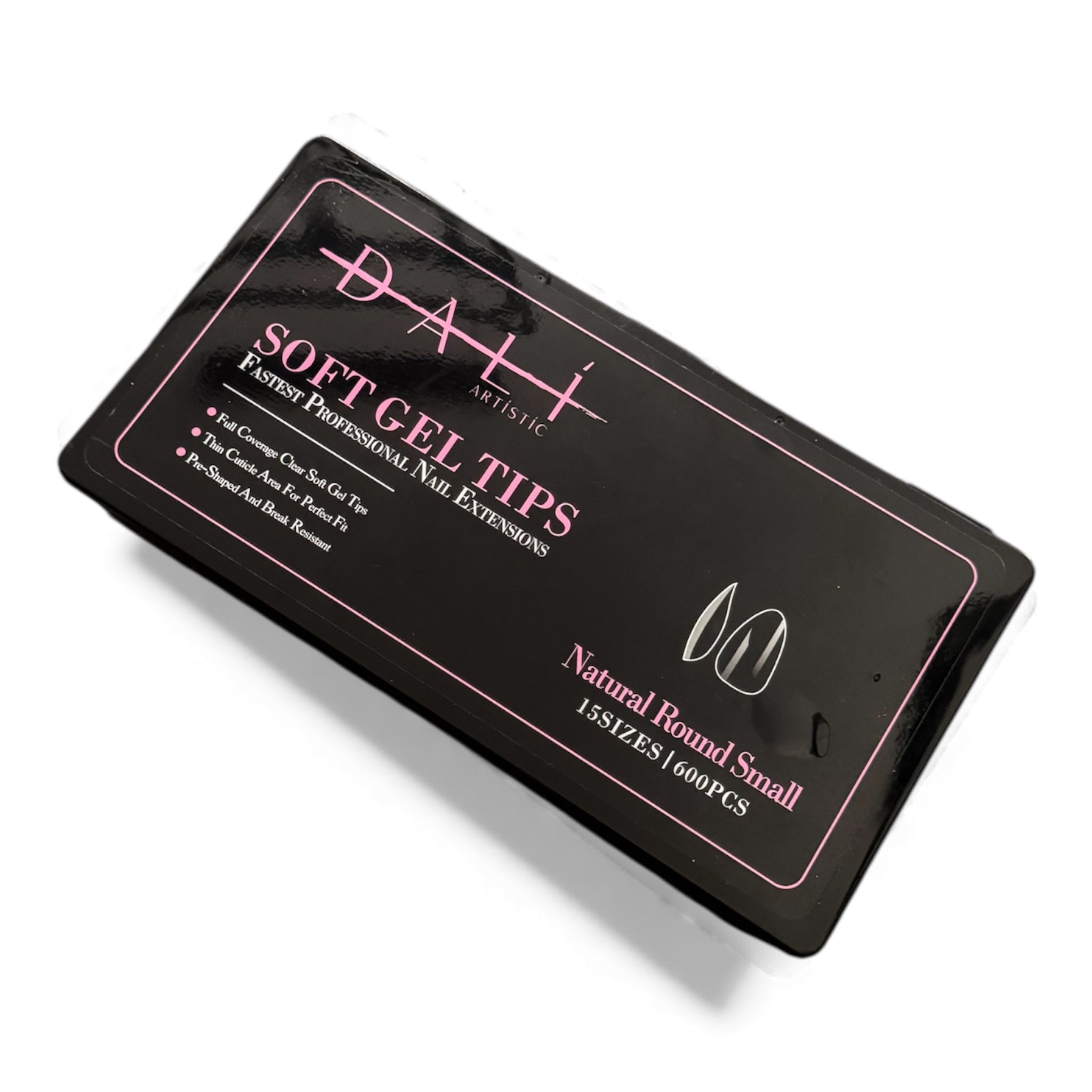 Round Gel Tips Natural Round Small Soft Gel Tips - 15 Sizes (600pcs) – Dali Artistic