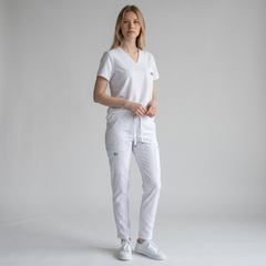 DALI Salon Scrubs with Fitted Bottoms
