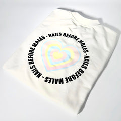 Nails Before Males Sweatshirt White - NBMS001