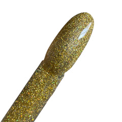 Clear Gold Holo Hema Free Gel Polish GLT144