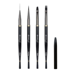 Artistic Nail Art Brush Set 2 4pc ABS24