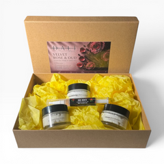 Dali Labs Luxury Skin Hand & Body Set 4pc Velvet Rose & Oud