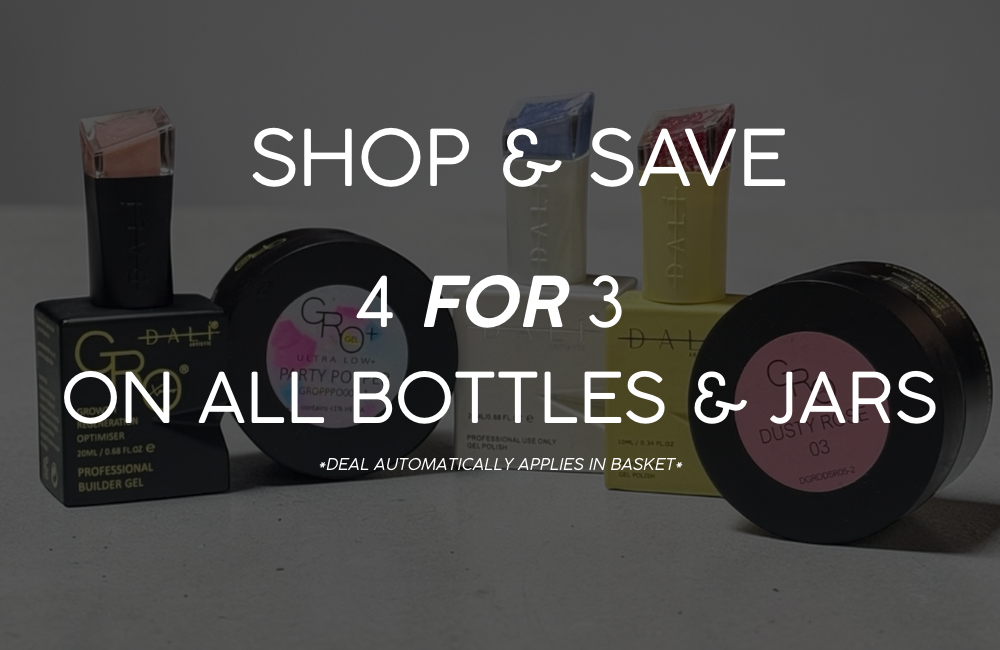 Don't Miss Out - 4FOR3 On ALL Bottles & Jars